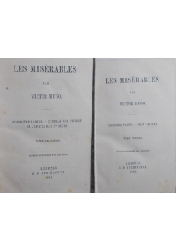 Les Misterables  t. 1  i 2, 1862 r.
