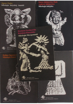 Mitologia Mezopotami - Korei-Arabów-Indyjska-Hetyckiej Anatolii-zestaw 5 książek