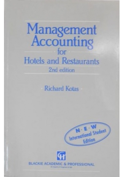 Management Accounting for Hotels and Restaurants, 2nd edition