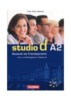 Studio d A2 Kurs und Ubungsbuch + CD Podręcznik z ćwiczeniami, Nowa