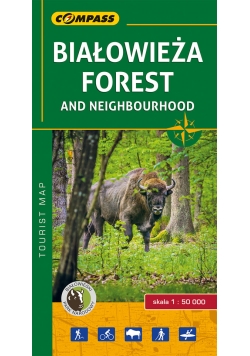 Białowieża Forest and Neighbourhood Tourist Map 1:50000