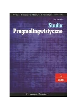 Studia Pragmalingwistyczne