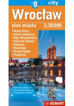 Wrocław plan miasta 8+ 1:20 000