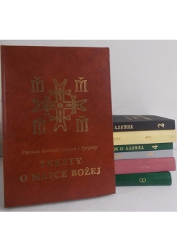 Teksty o Matce Bożej Tom I-VIII (Brak tomu VI)