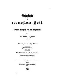Geschichte der Neuesten Zeit ,1881r.  Tom 5