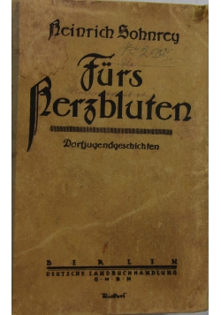 furs herzbluten, 1920r.