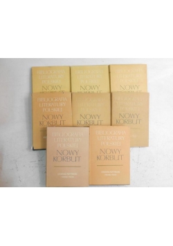 Bibliografia literatury polskiej. Nowy Korbut, tomy VII, IX, XII, XIV-XVII