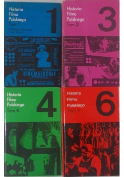 Historia filmu Polskiego , tom 1,3,4 i 6.