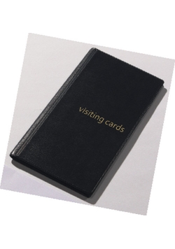 Wizytownik 96 Pvc Czarny