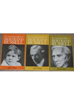 The autobiography of Bertrand Russell, Tomy I-III