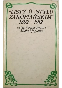 Listy o stylu zakopiańskim
