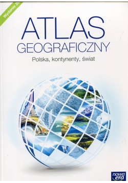 Atlas geograficzny Polska, kontynenty, świat