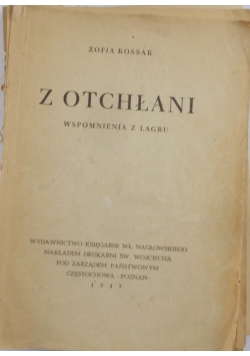 Z otchłani, 1947 r.