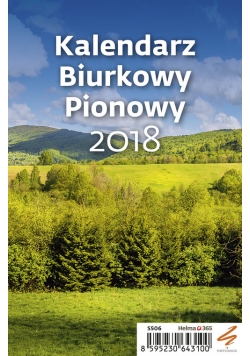 Kalendarz 2018 Biurkowy Pionowy