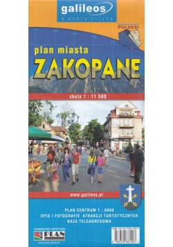 Zakopane Plan miasta 1:11 500