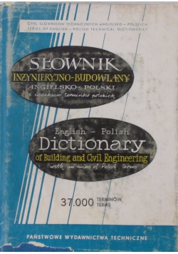 Słownik inżynieryjno-budowlany