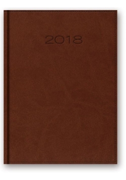 Kalendarz 2018 A4 31T brązowy