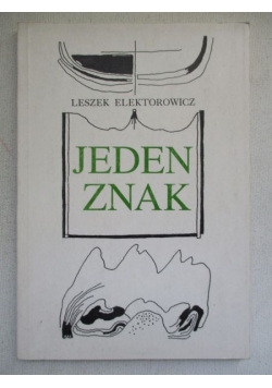 Jeden znak