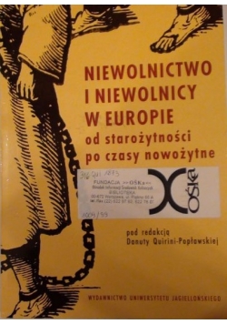 Niewolnictwo i niewolnicy w Europie