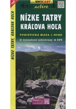 Nizke Tatry Kralova Hola Mapa turystyczna 1:50 000