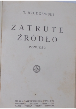Zatrute źródło, 1927 r.