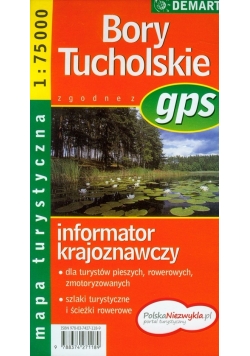 Bory Tucholskie mapa turystyczna