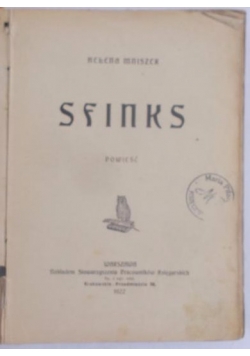 Sfinks, 1922 r.