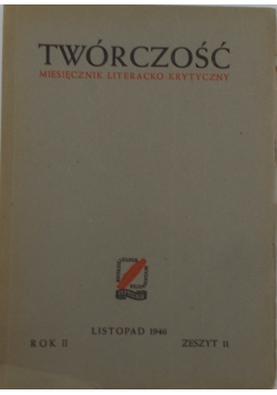 Twórczość, 1946 r.