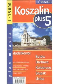 Koszalin plus 5 1: 15 000 plan miasta