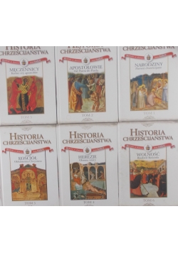 Historia Chrześcijaństwa tom I,II,III,IV, V, VI- zestaw 6 książek