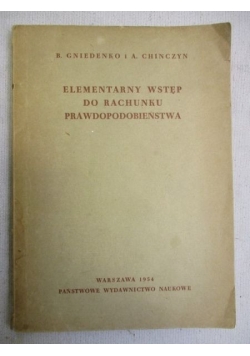 Elementarny wstęp do rachunku prawdopodobieństwa