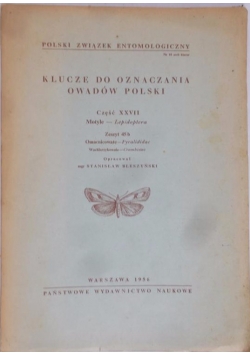 Klucze do oznaczania owadów Polski – Motyle: Limacodidae