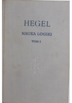 Nauka logiki, T. I