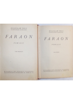Faraon , Tom I,III, 1920r.