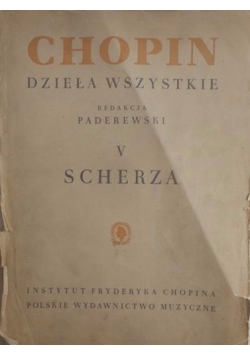Chopin -Dzieła wszystkie V Scherza,1949 r.