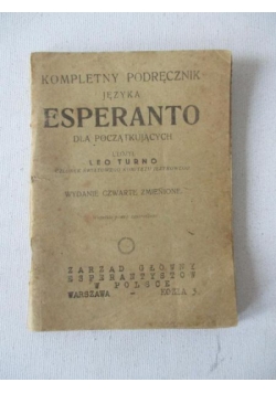 Kompletny podręcznik języka esperanto dla początkujących, 1932 r.