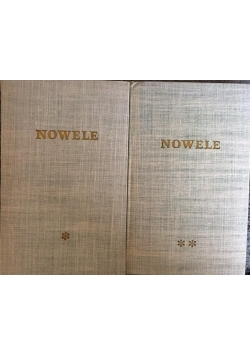 Nowele, Tom I-II