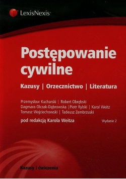 Postępowanie cywilne Kazusy Orzecznictwo Literatura