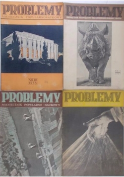 Problemy, miesięcznik popularnonaukowy - Nr 4, 5, 6, 10.