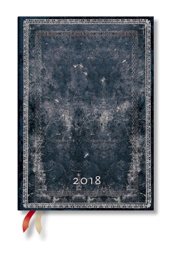 Kalendarz 2018 Midnight Steel Midi Horizontal