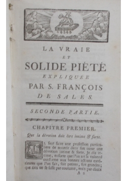 La vraie et Solide Piete  , 1789 r.