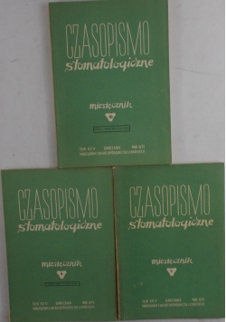 Czasopismo stomatologiczne, tom XXV, 8-10