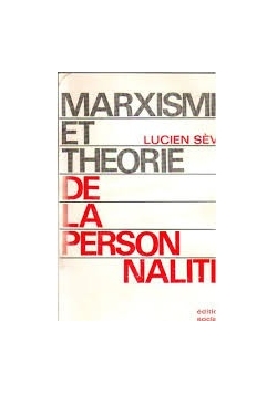 Marxisme et theorie de la person nalite