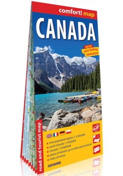 Kanada (Canada) comfort! map laminowana mapa samochodowo - turystyczna