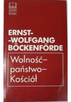 Wolność, państwo Kościół