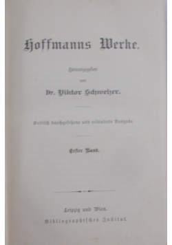 Hoffmans Werke