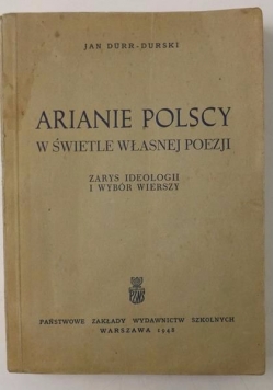 Arianie polscy w świetle własnej poezji, 1948 r.