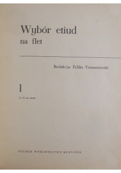 Wybór etiud na flet 1