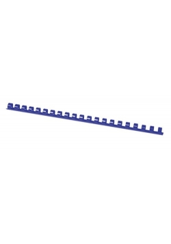 Grzbiety do bindowania Office Products A4 12 mm plastikowe 100 sztuk niebieskie