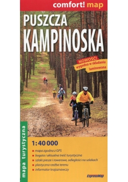 Puszcza Kampinoska comfort! map mapa turystyczna 1:40 000